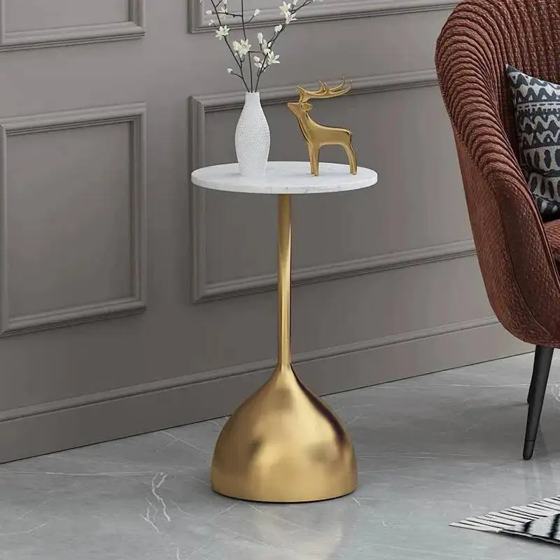 

Small Round Console Luxury Coffee Tray Tables Bedsides Living Room Sofa Coffee Table Corner Salontafel Rond Nordic Furniture