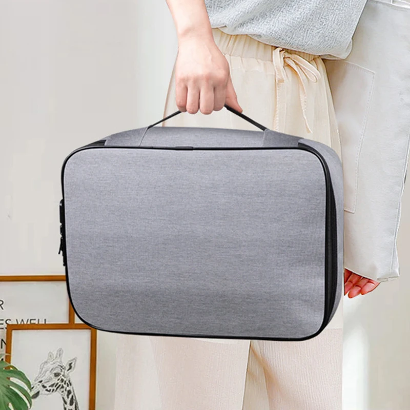 Document Storage Bag Home Folder Multi-layer Large Capacity Multifunction Certificate File Organize Pouch Accessories Supplies