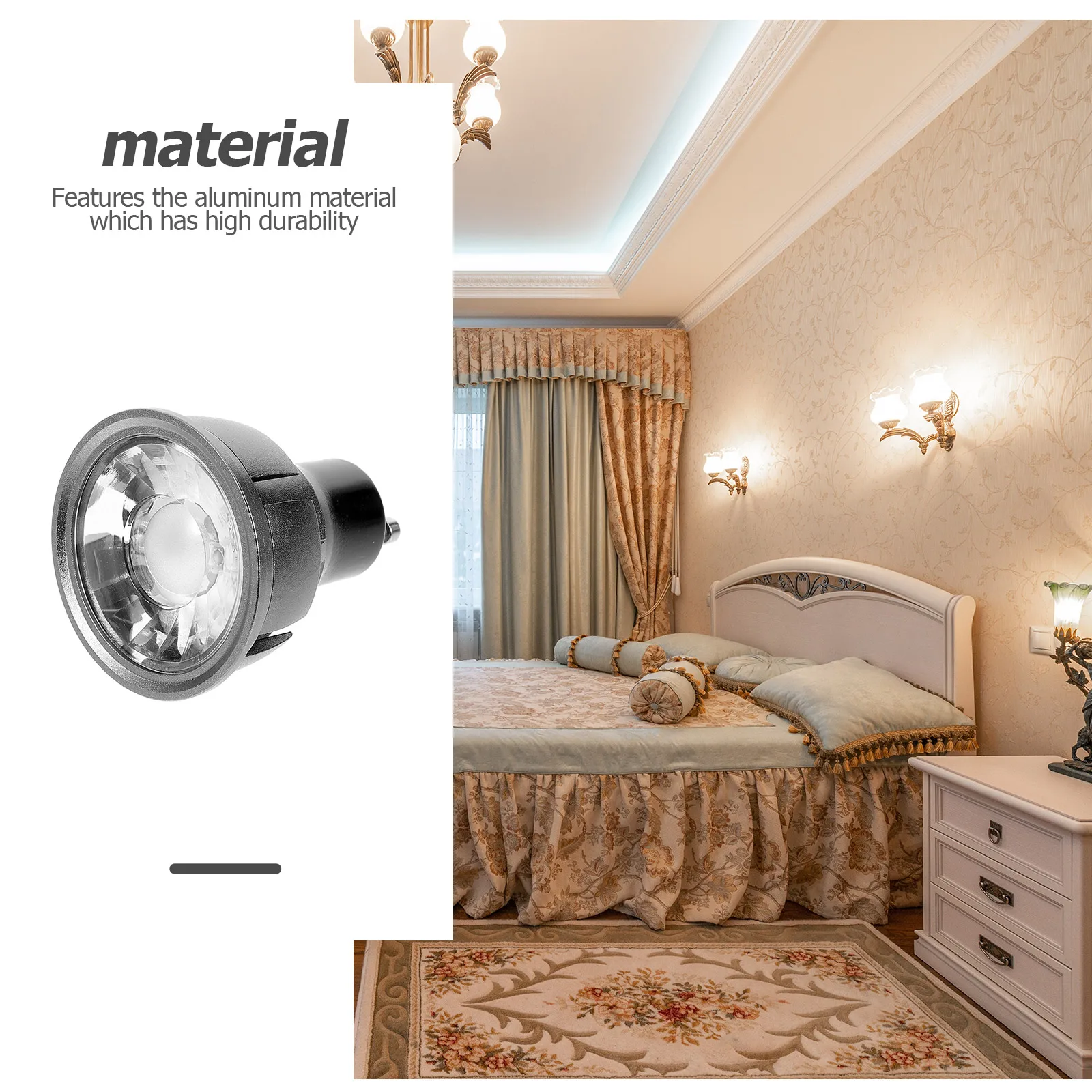 s GU10 LED Light Bulb 3W Warm Spotlights Wax Warmer Aromatherapy Melting Lamp Heater Durable Long Lasting Wax Burner