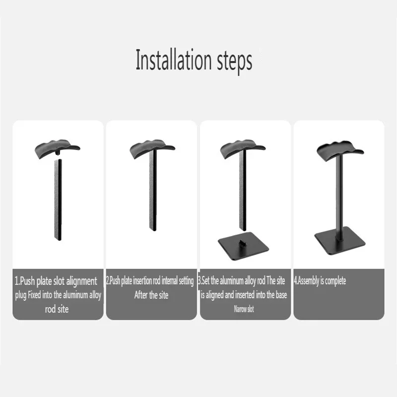 Universele Hoofdtelefoon Stand Aluminuim Headset Houder Aluminium Ondersteuning Flexibele Hoofdsteun Mode Hoofdtelefoon Hanger Mobiele Telefoons