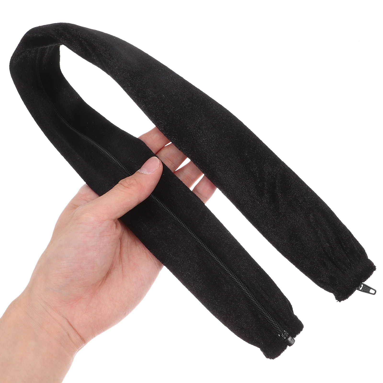 الفانيلا الثريا سلسلة كم أسود قابل للإزالة النسيج الحبل غطاء قلادة إكسسوارات مضيئة ديكور الإضاءة الأنيقة #3