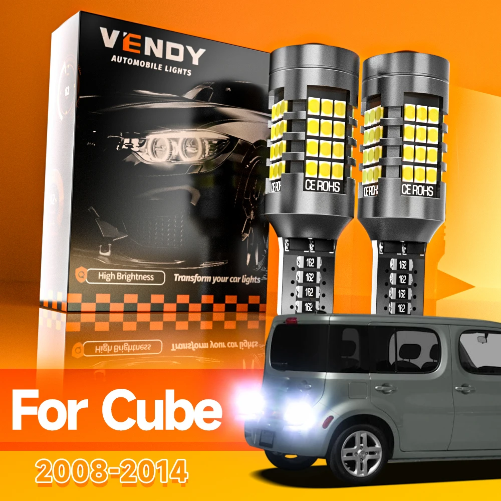 

2pcs For Nissan Cube Z12 2008-2014 LED Reverse Light Backup Lamp 2009 2010 2011 2012 2013 Canbus Accessories