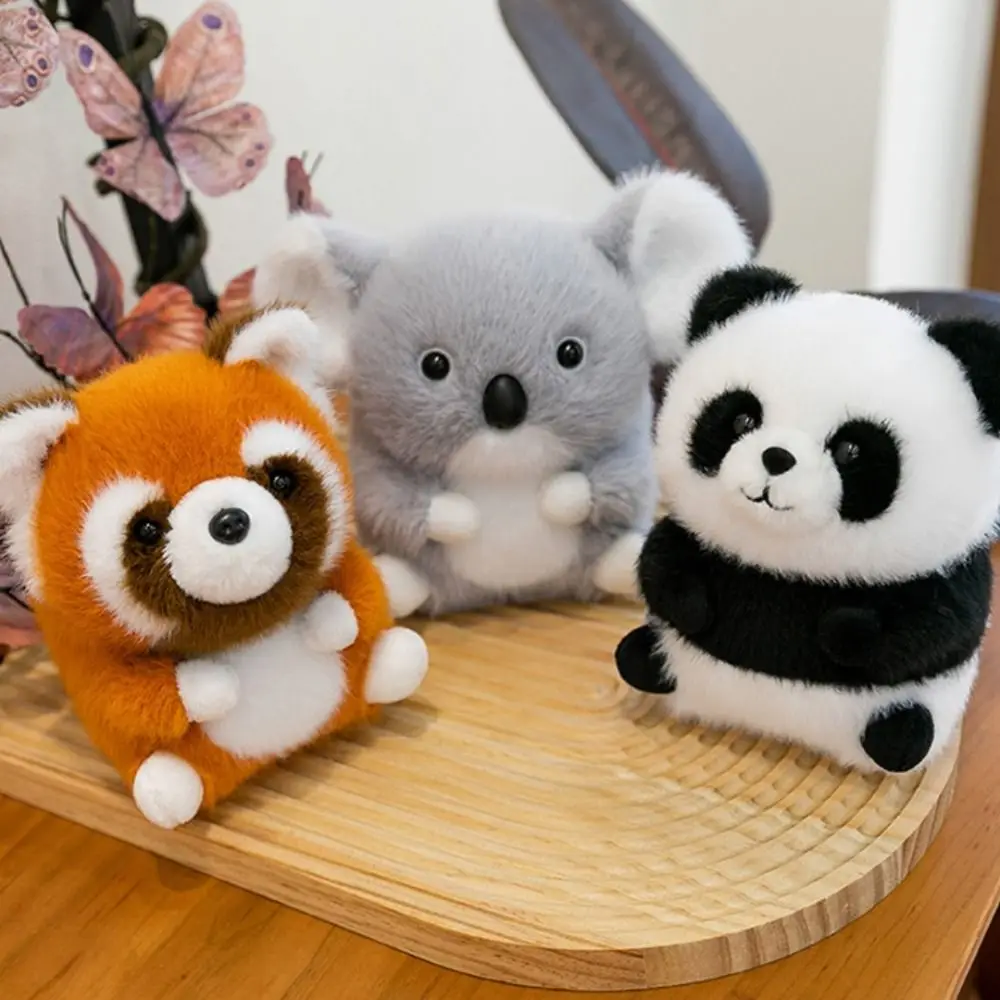 Urocza pluszowa maskotka 15 cm Lis Żaba Koala Wypchana Poduszka Dinozaur Super Miękka Pluszowa Zabawka Zwierzęca na Biurko