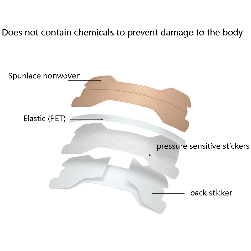 100 шт., пластыри для носа от храпа