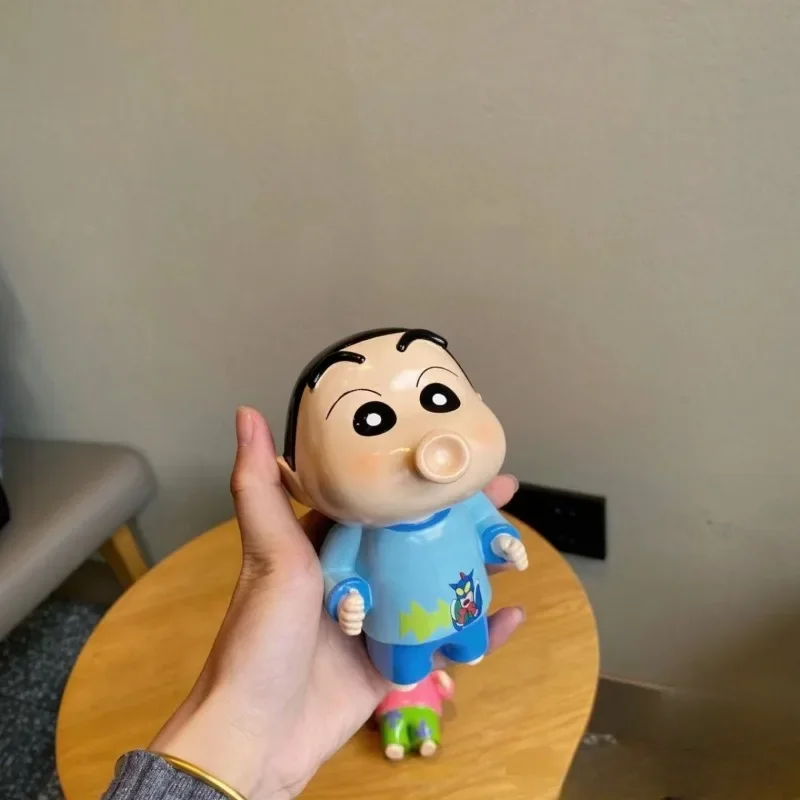 Anime Crayon Shin-chan Figure Cartoon Pouting Shin Chan Ornaments Cute Child Toy Kawaii Q Version Doll Ornaments Gift Collect