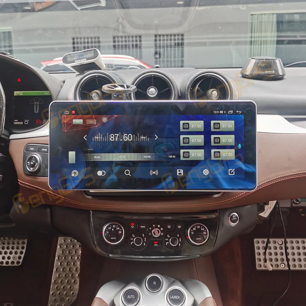 12.3 Inch Screen Car Radio For Ferrari FF Android Auto GPS Navigation Multimedia Video Stereo Receiver Head Unit