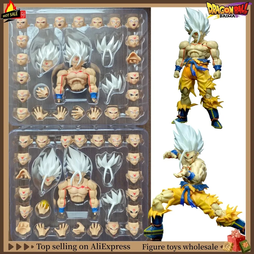 

В наличии и готов к отправке: Набор аксессуаров Dragon Ball Black Hole White God Son Goku Half-Body (совместим с телом Bandai)