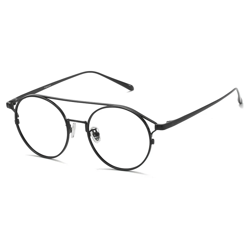 

Retro Blue Light Computer Glasses Round Vintage Men Women Clear Glasses Frame Unisex Metal Vintage Vision Care Eyeglasses S8880