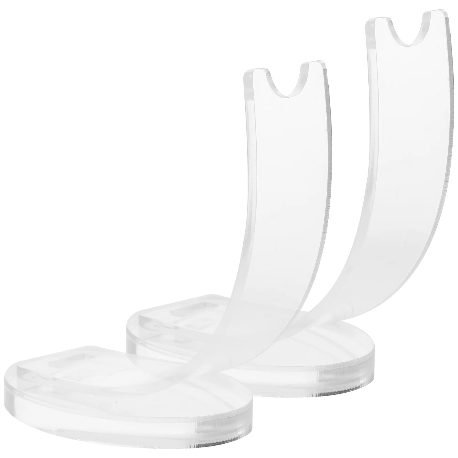 

2 Pcs Display Stand Pen Holder for Desk Single Small Accessories Synthetic Paint Desktop Jewelry Storage Box