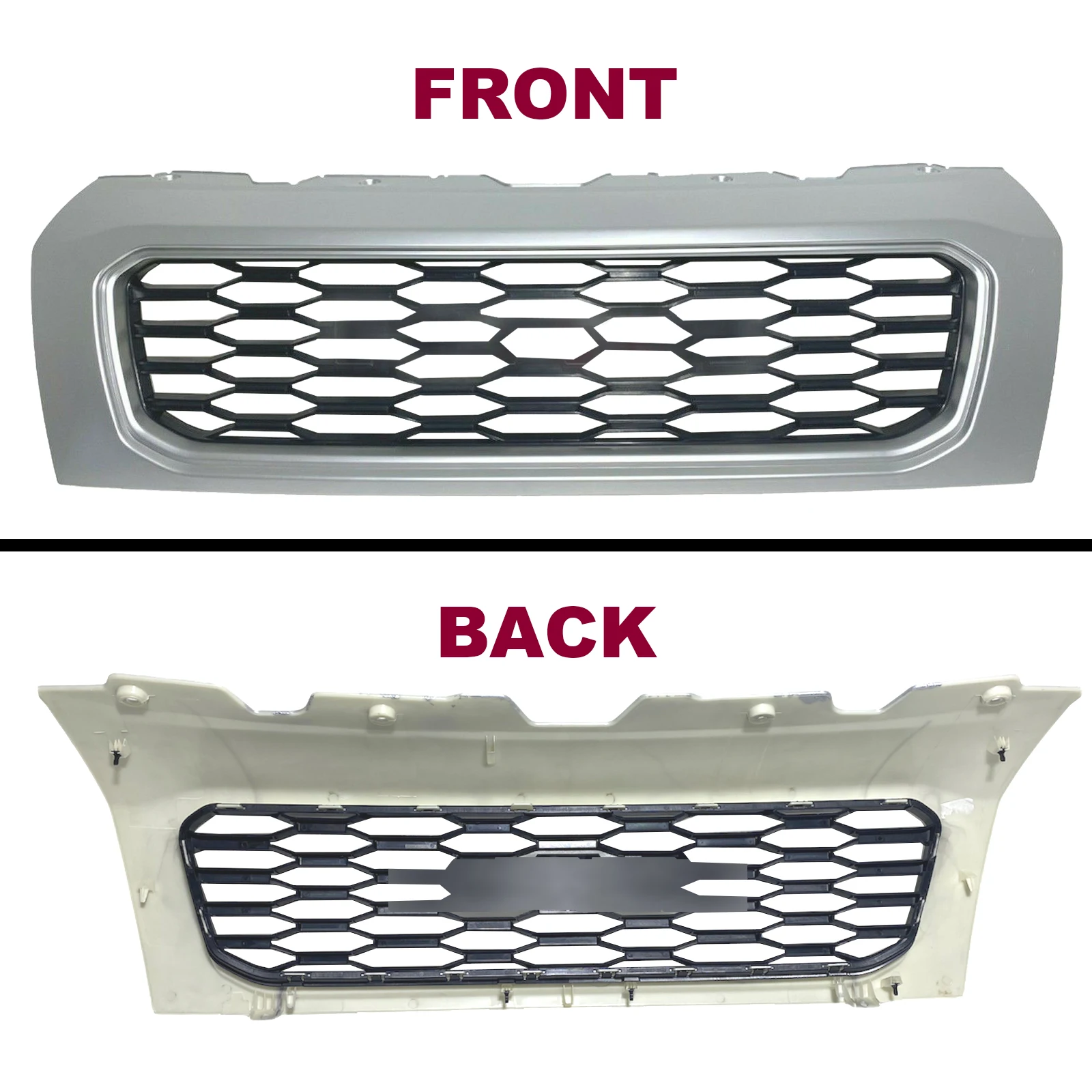 Front Grill for 2019-2022 Ram ProMaster 1500/2500/3500 Gloss Black