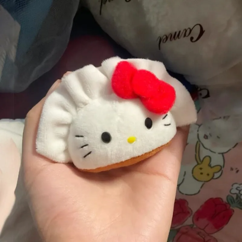 Сумка Miniso плюшевая в стиле Hellokitty, подвеска для девушек, кавайная кошка, рюкзак, подвески, милая кукла, брелок, детские подарки на день рождения