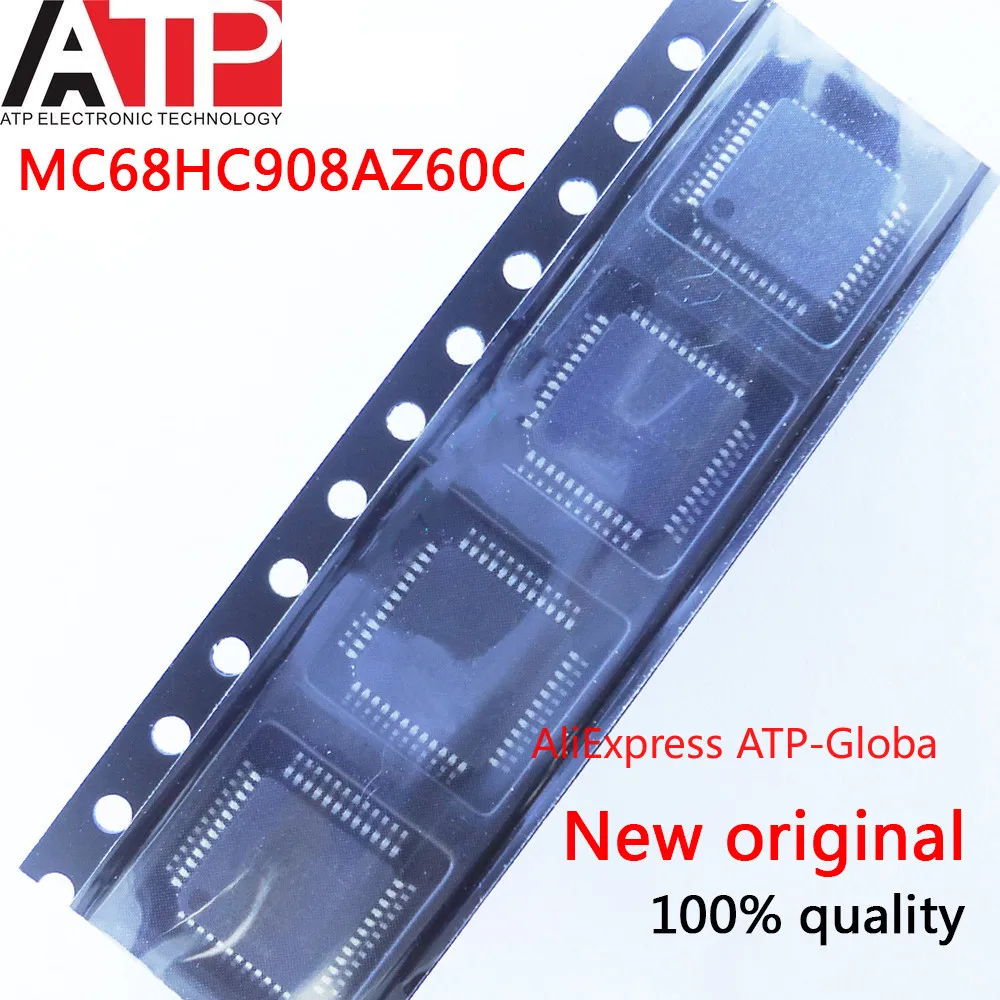 

5pcs/lot Original MC68HC908AZ60CFU 2J74Y MC68HC908AZ60 QFP-64 Electronic Component Integrated IC