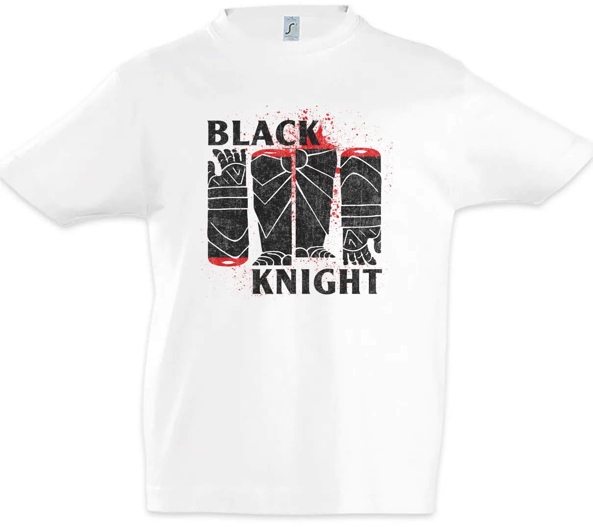 Детская футболка Monty Black Knight для мальчиков Monty Fun Python and the Holy Scratch Grail Детская футболка Monty Black Knight для мальчиков Monty Fun Python and the Holy Scratch Grail
