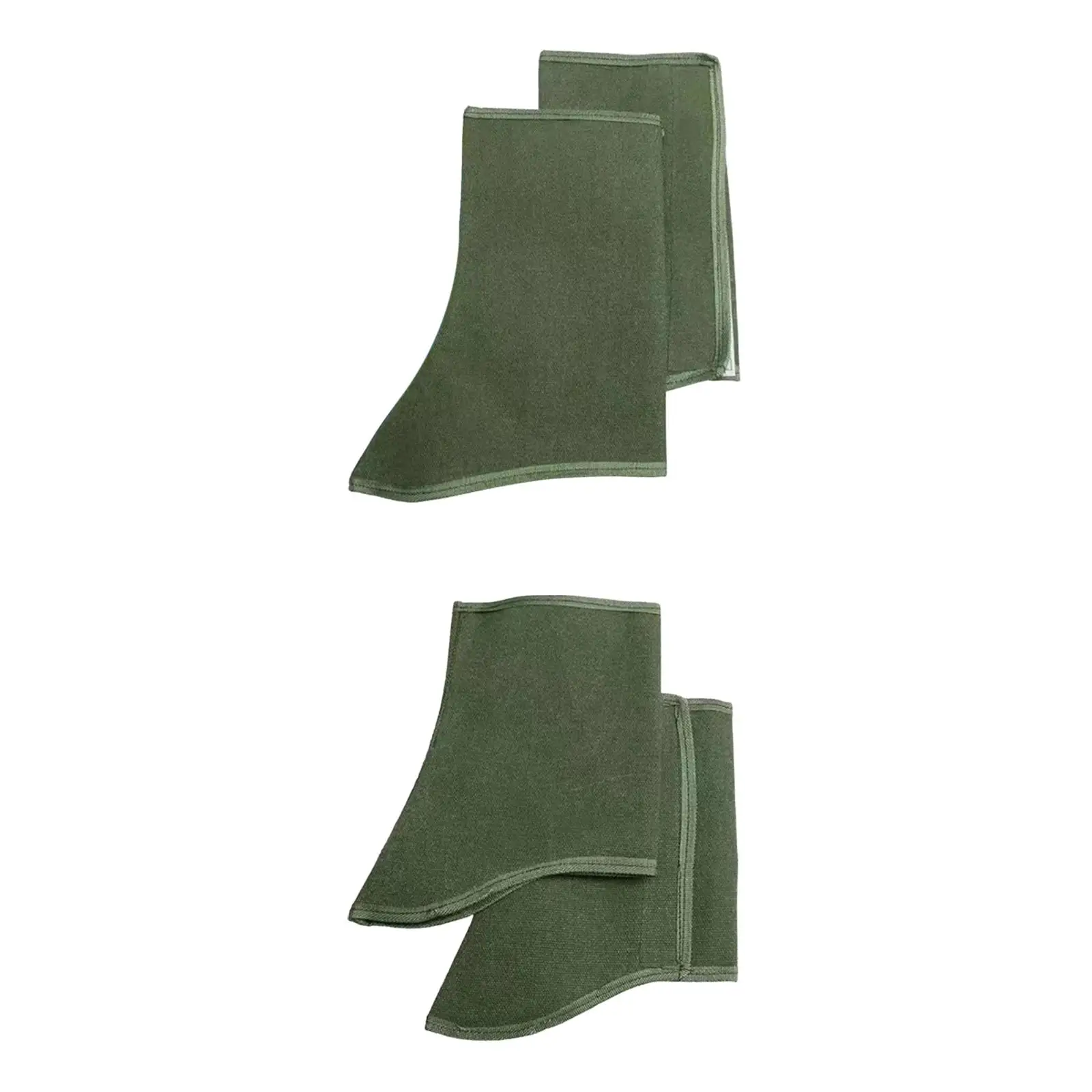 Fire Resistant Welding Shoes Covers Canvas Boot Spats for Blacksmithing Glass Processing High Temp Safety Protector