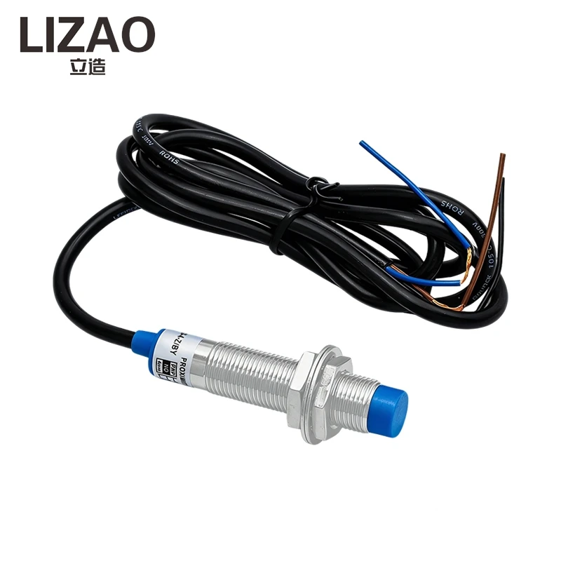 LIZAO LJ12A3-4-Z/BX/BY Inductive Proximity Switch, 1.2m Cable SN04-N Metal Detector for Position Sensing & PLC