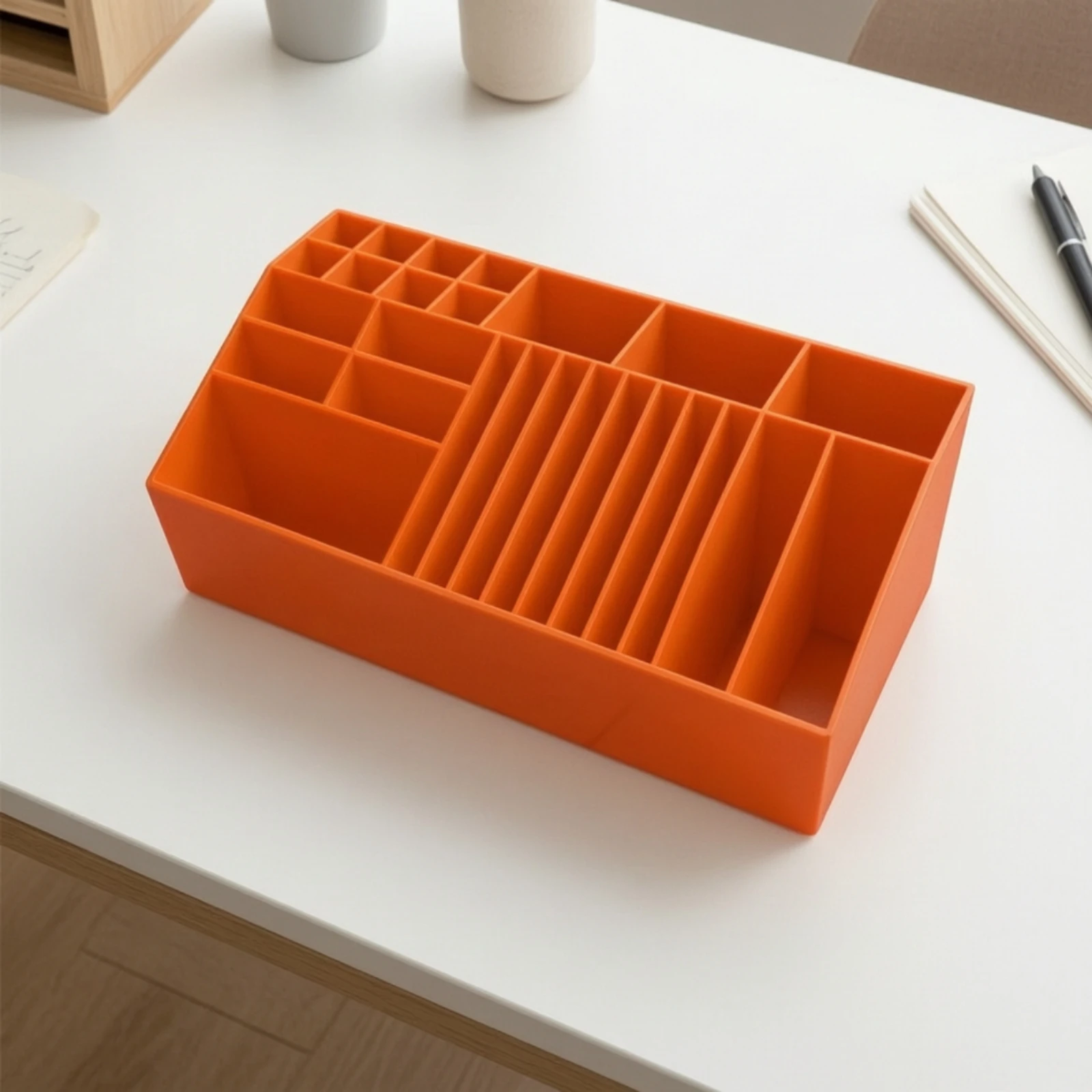 Wrap Tool Organizer Open-Top Storage Box with Dividers Bins Heavy-Duty Divider Set Solid for Window Tinters, Workshop, Garage