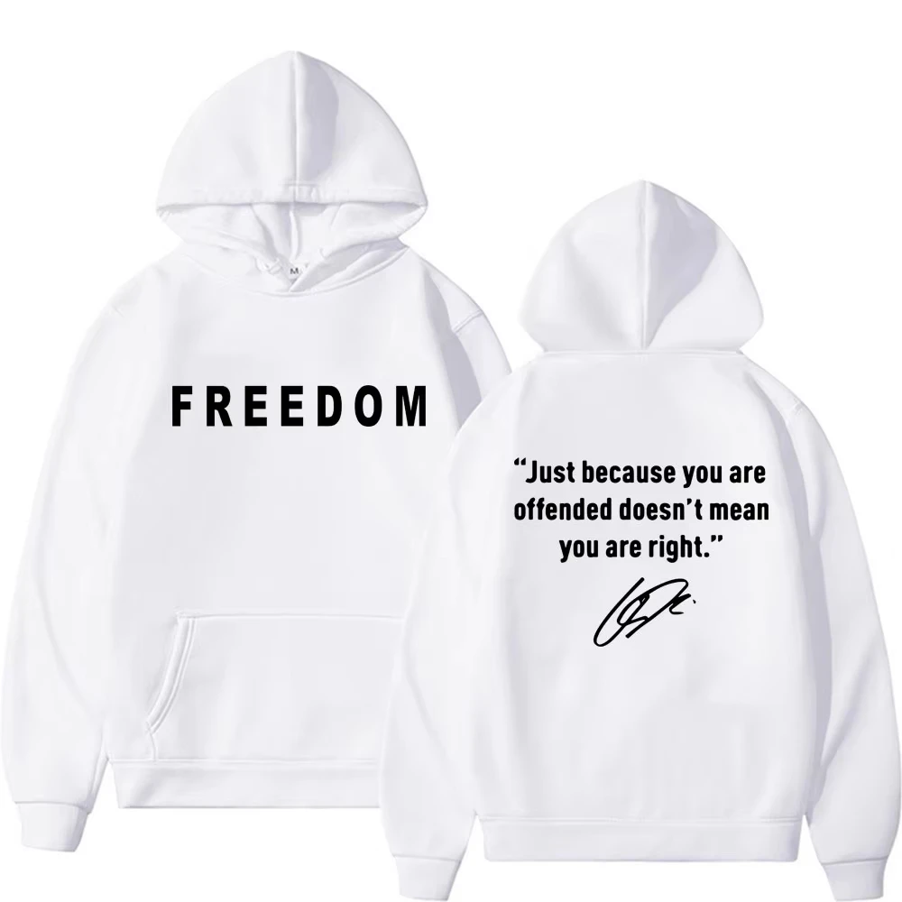 Preghiera per Charlie Kirk Freedom Felpa da uomo Abbigliamento Felpe con cappuccio di alta qualità Uomo Casual Trend Felpa con cappuccio oversize Streetwear