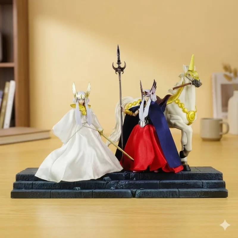 【Ready Stock】 Saint Seiya J Model Asgard Chapter Myth Cloth EX Diecast Polaris Hilda Action Figure Collection Toy Gift