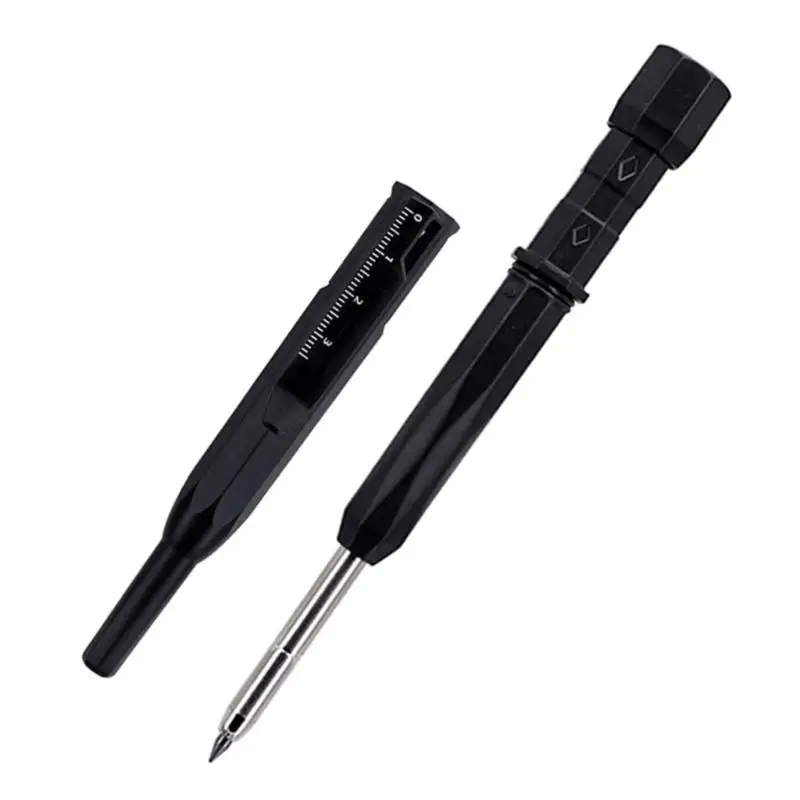 31BA 3 Pieces Stainless Steel Tip Carpentry Pencils Woodworking Marking Tool For Precise Marking On Metal