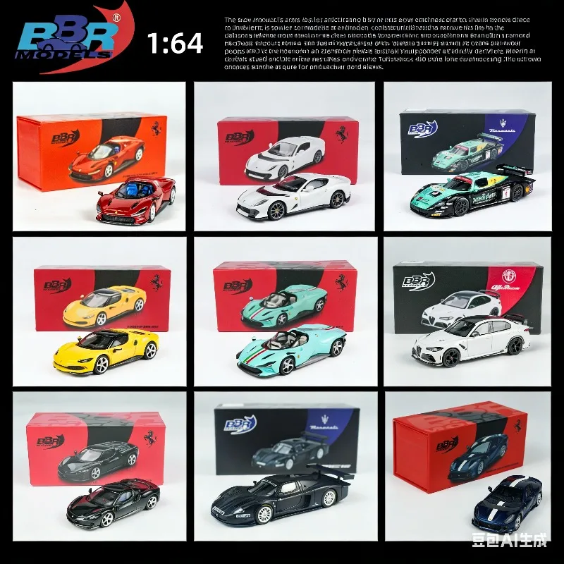 

BBR 1/64 scale Ferrari 812 cast alloy static alloy car model, boys' festival gift toy, adult collection piece.