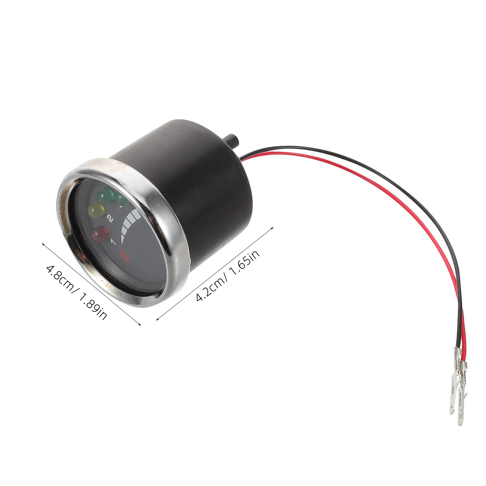 High Accuracy Waterproof LCD Voltmeter for Motorcycle Atv Scooter E-Bike Battery Voltage Display Compact Universal 24V Power