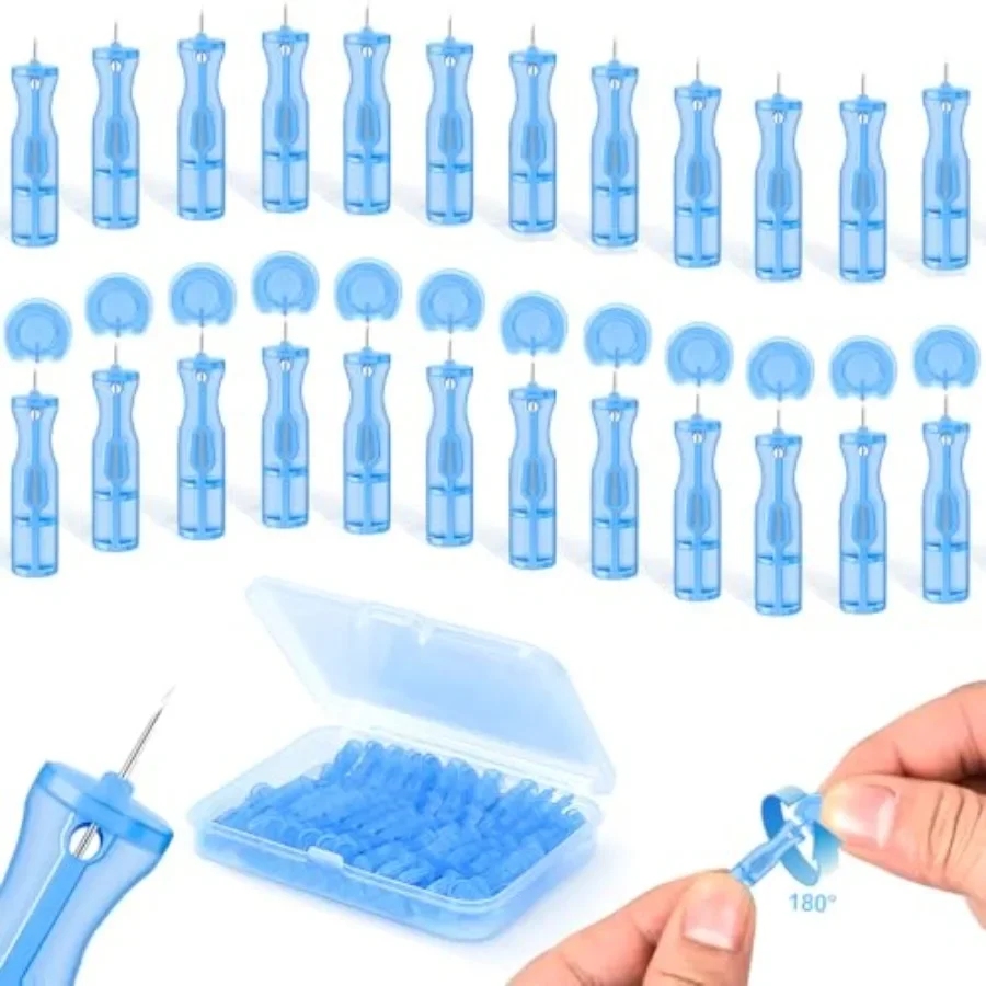 Pimple Needle 50PCS, Sterile Acne Needle Kit and Pimple Popper Needles for Blemish and Blackhead Removal, Disposable Extraction