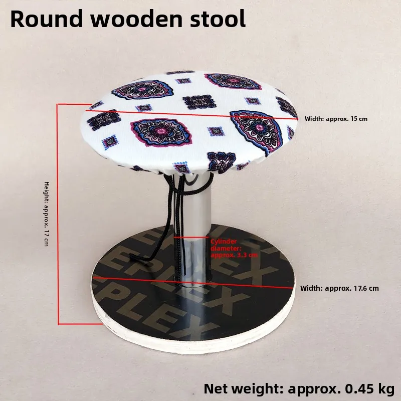Multifunctional Long Wooden Steaming Bench Arm Clothing Ironing Board round Steaming Stool Breadstuffs Pants Shoulder Sleeve