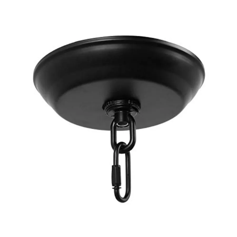 5" Standard Light Canopy Kit with Maximum Fixture Weight of 40 Pounds Metal Ceiling Plate for Chandelier Pendant Lighting Flowe