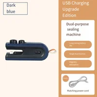 Mini Sealing Machine USB Rechargable Heat Sealer Storage Bag Plastic Package Food Sealer Clip Bag Handheld Food Heat Sealer 2