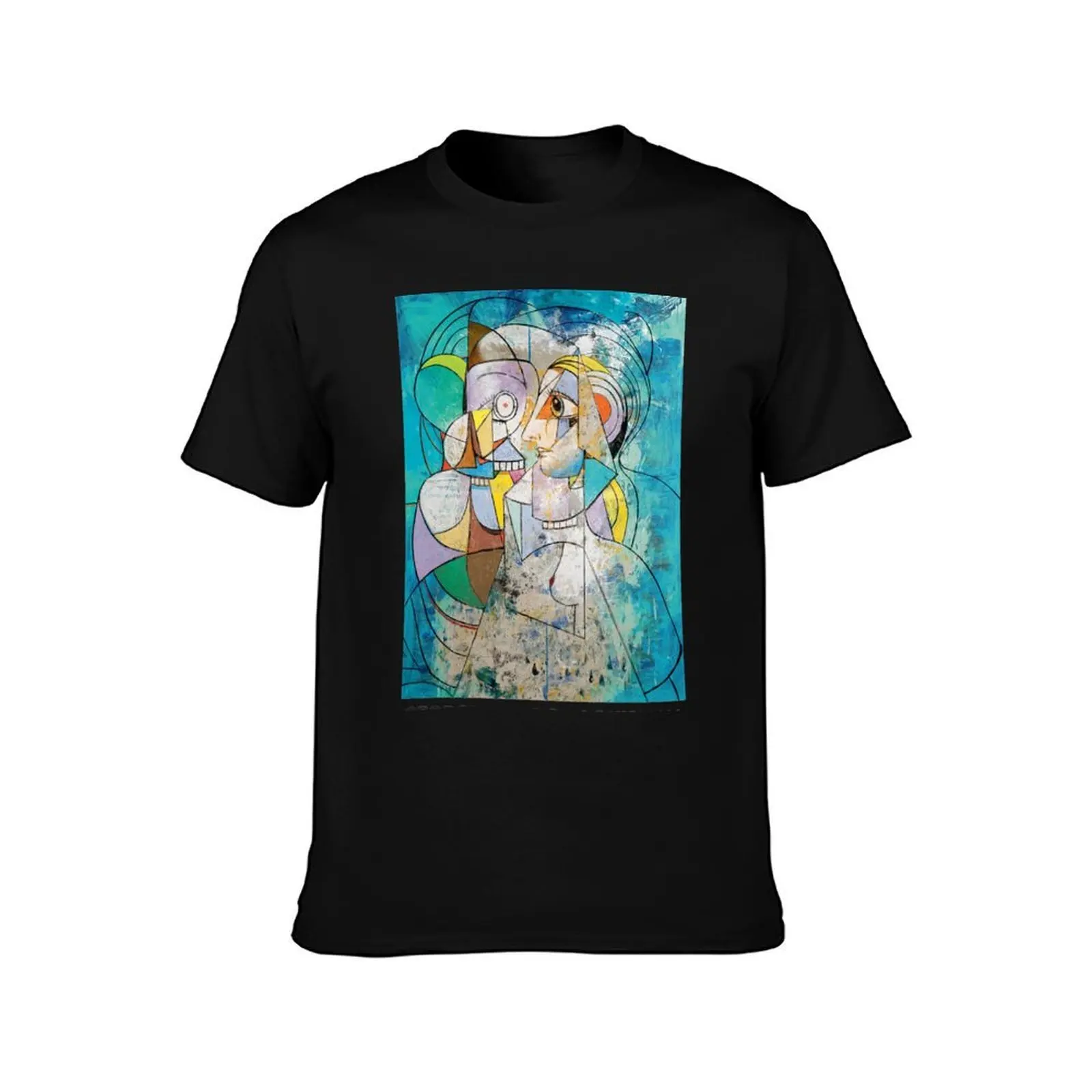 George Condo T-Shirt Basic Crew Neck Short Sleeve Top