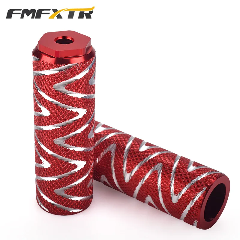Pegs for Mountain Bike 1 Pair Metal Cycling Rear Stunt Pegs Footrest for Mountain Aluminum Alloy Bicycle Rocket Launcher