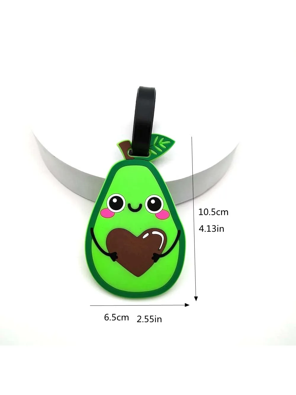 1PCS Cute Travel Accessories Luggage Tags Suitcase Cartoon Style Fashion Silicon Portable Travel Label Portable Label