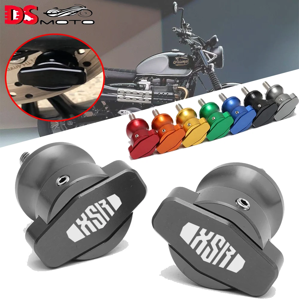 

6MM Motorcycle CNC Accessories Swingarm Spools Stand Screw Slider For YAMAHA XSR155 XSR700 XSR900 XSR 155 700 900 2020-2024 2025