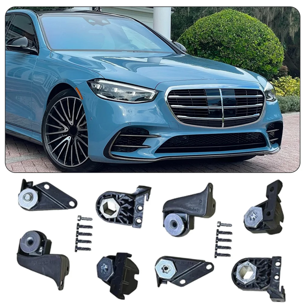 

Для Mercedes-Benz S-Class W223 2021-2024 S400 S450 S480 2021-2024 Ремкомплект крепления кронштейна передней фары 2238208304 2238208404