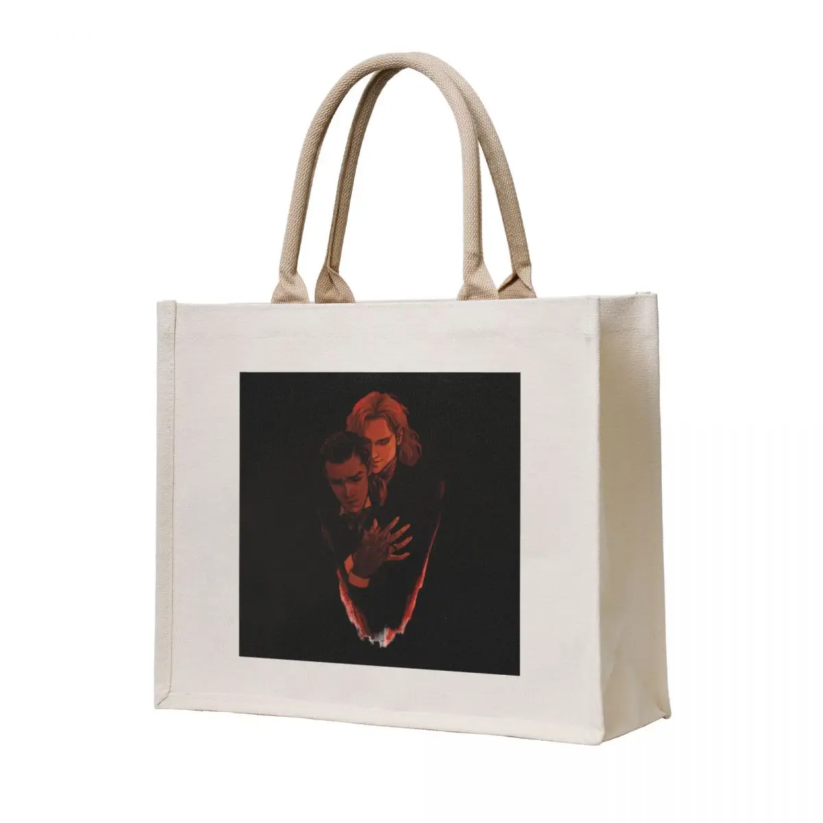 

Louis and Lestat from Interview with the vampire Tote Bag tote bag university Woman shopper bag Canvas stote