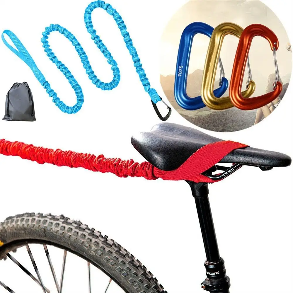 

Elastic Strap Bicycle Traction Rope with Hook Pull Rope Cycling Tow Rope Strong Tension Bungee Cord MTB Trailer Rope