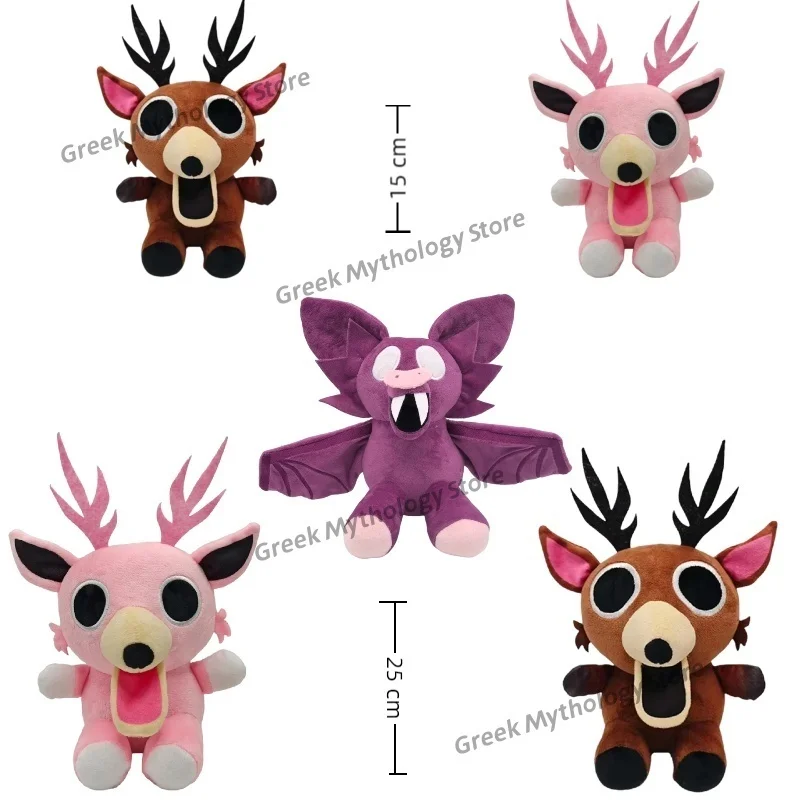 ตุ๊กตาผ้าพลัฌเกมสยองขวัญ 99Nights ใหม่ ขนาด 15/25 ซม. ตุ๊กตาเอลค์สีชมพูน่ารัก นุ่มนิ่ม ของเล่นตุ๊กตาผ้าพลัฌสำหรับเด็ก เป็นของขวัญ