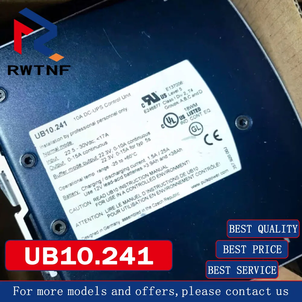 Совершенно новый оригинальный UB10.241 PULS Power, 100% оригинальный складской запас