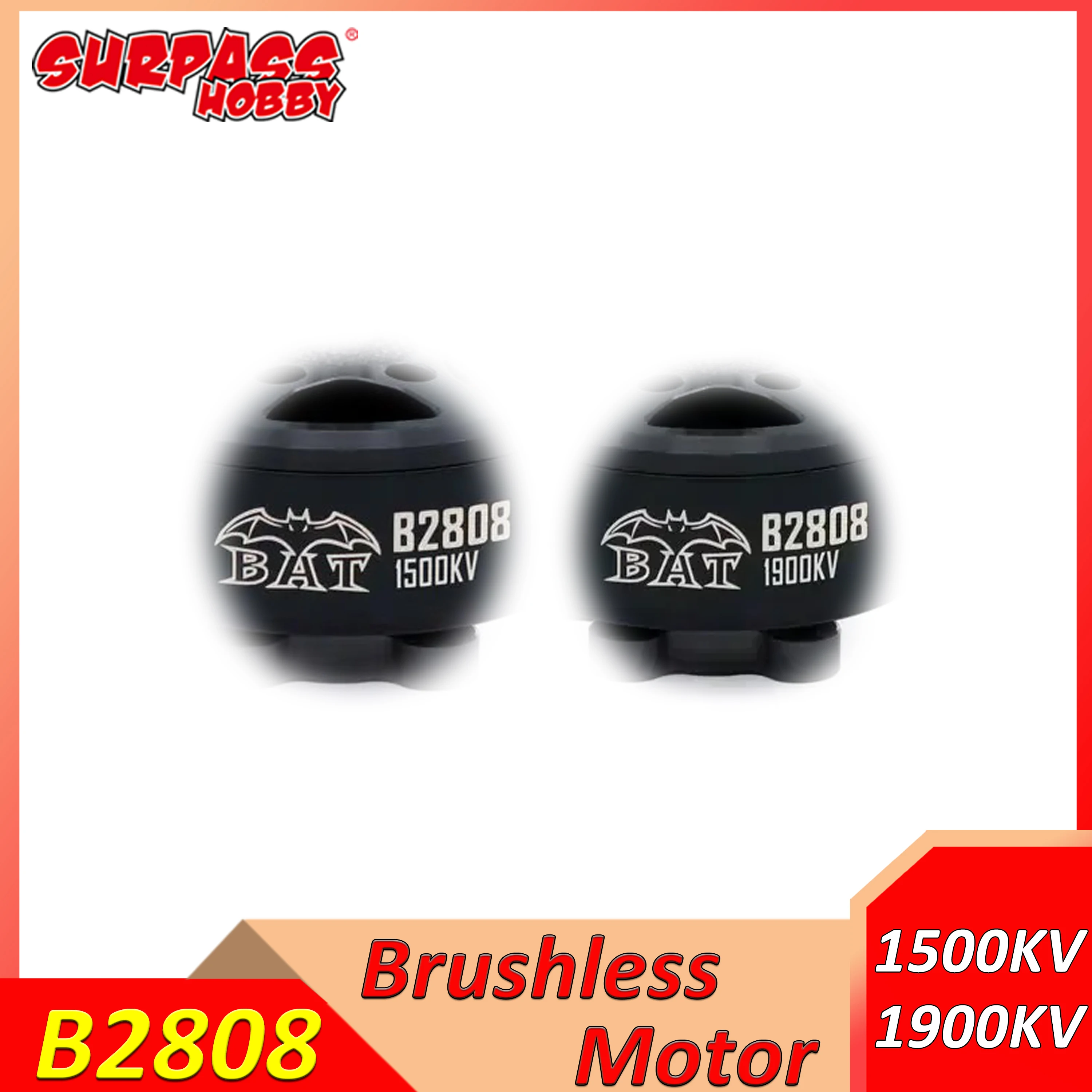 Surpass Hobby 2808 1500KV 1900KV Brushless Motor Multi-axis Outrunner for RC Airplane Quadcopter Multicopter FPV Drone Model Toy