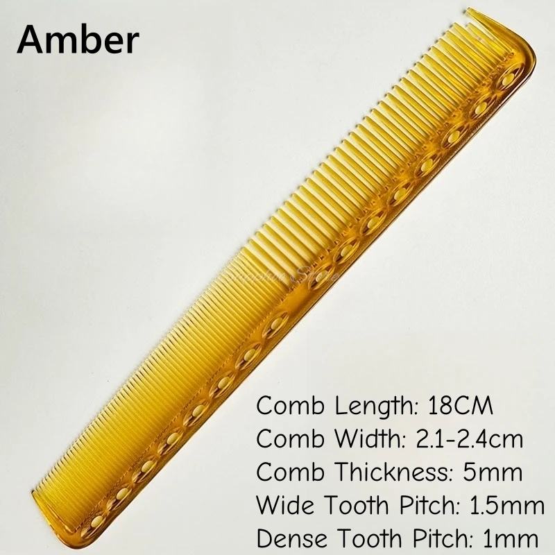 1PC 18cm Professionelle Friseur Haarschnitt Kamm Doppel Headed Anti Statische Hohe Temperatur Widerstand Salon Haar Styling Werkzeuge – Detail 9