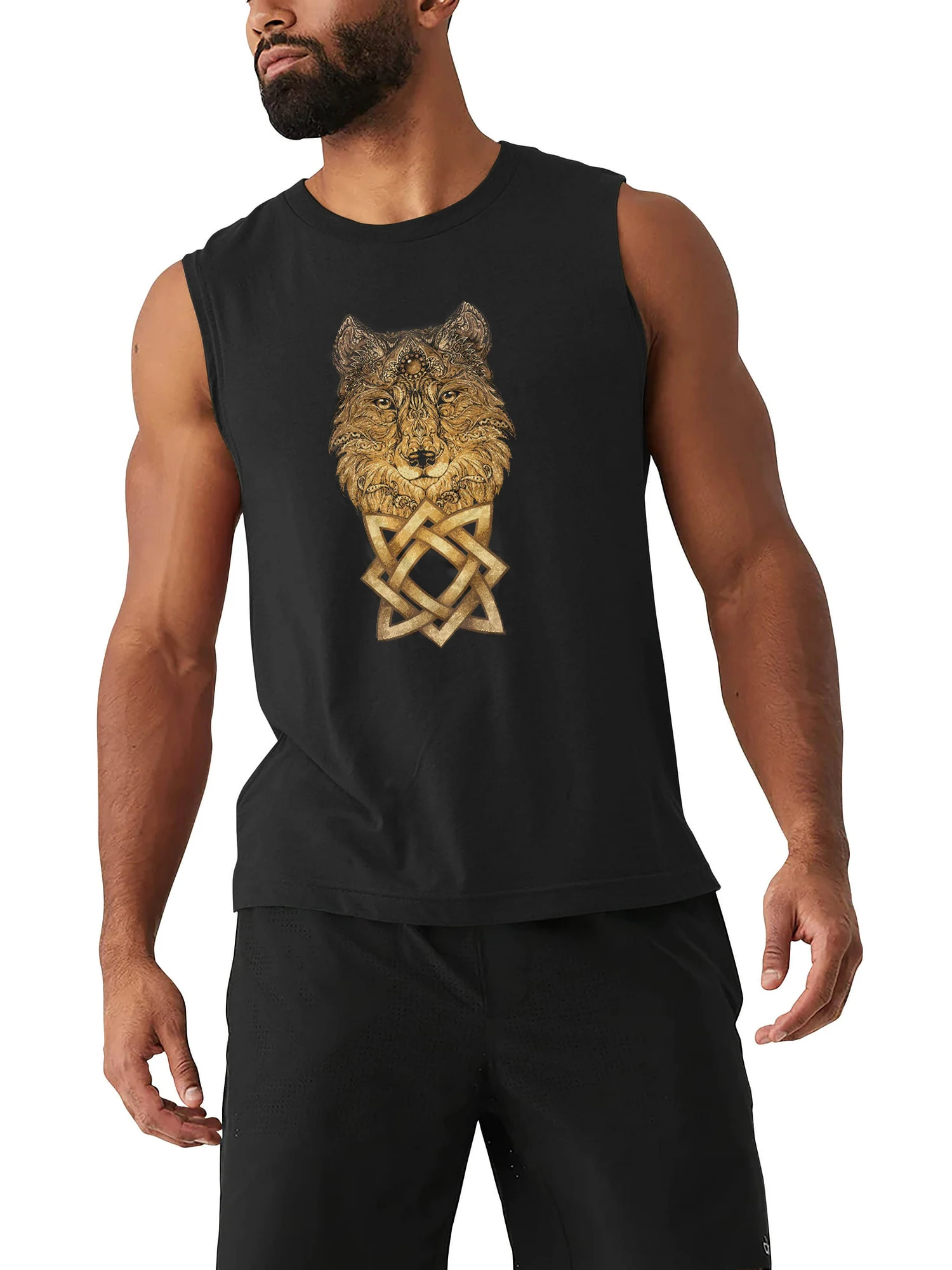 Charm Star of Russia Symbol Slavic Amulets Tank Top 100% Cotton O-Neck Summer Casual Mens Vest Sleeveless T-shirt Streetwear