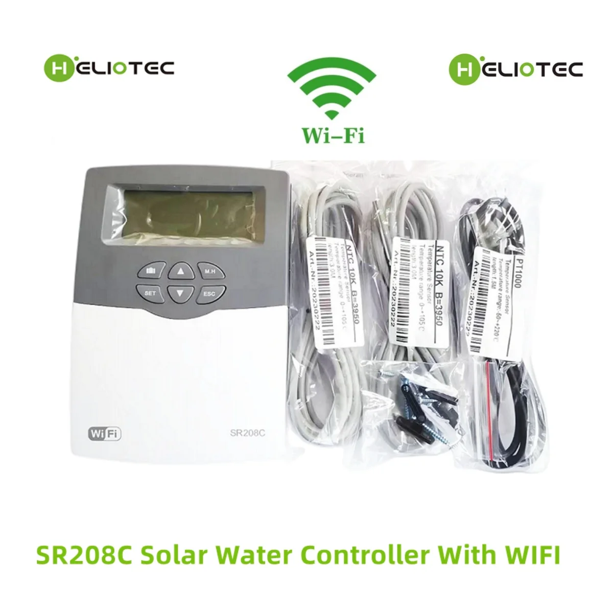 Split Solar Water Heater Controller Sr208c com Função Wifi