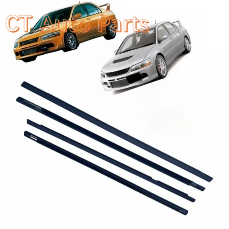 MR525755 MR525756 MR525757 MR525758 Front Rear LH RH ​​​​​​​Door Exterior Belt Seal Weatherstrip For MITSUBISHI LANCER EVO 7 8 9