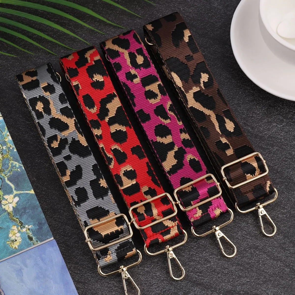 New Fashion Versatile Wide Shoulder Strap Bohemian Shoulder Crossbody Bag Strap Adjustable Replacement Bag Parts  Accessories