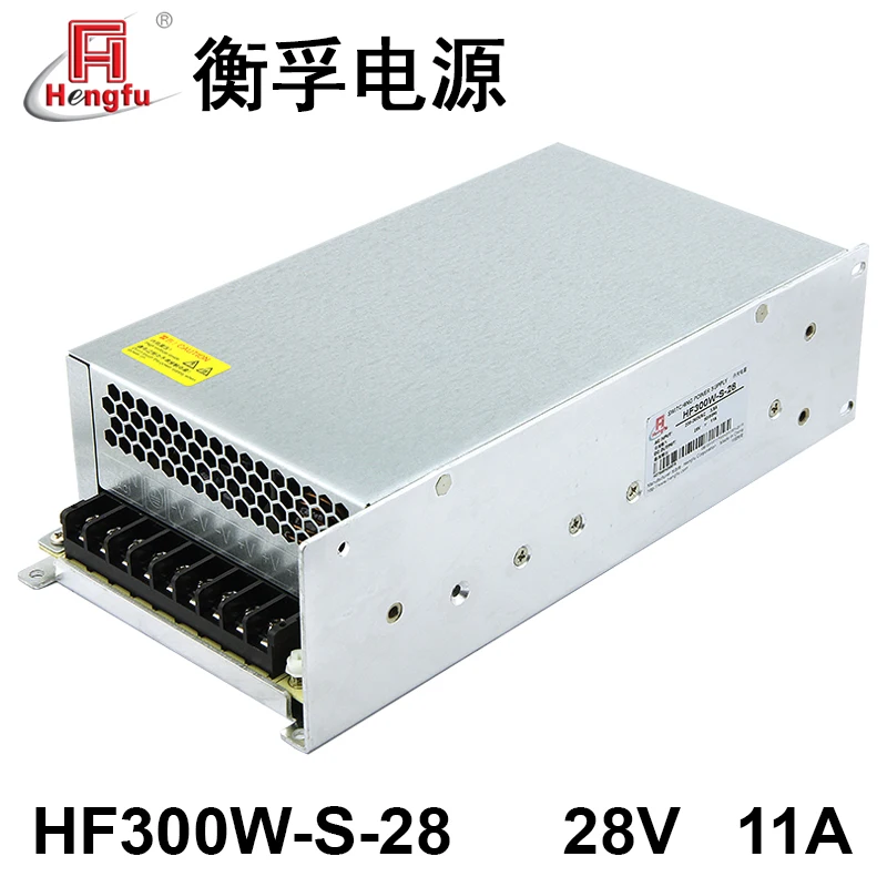 Factory Hengfu HF300W-S-28 Power Charger  AC 220V Transfer DC28V 11A Singel-Channel Output  Switching Power supply