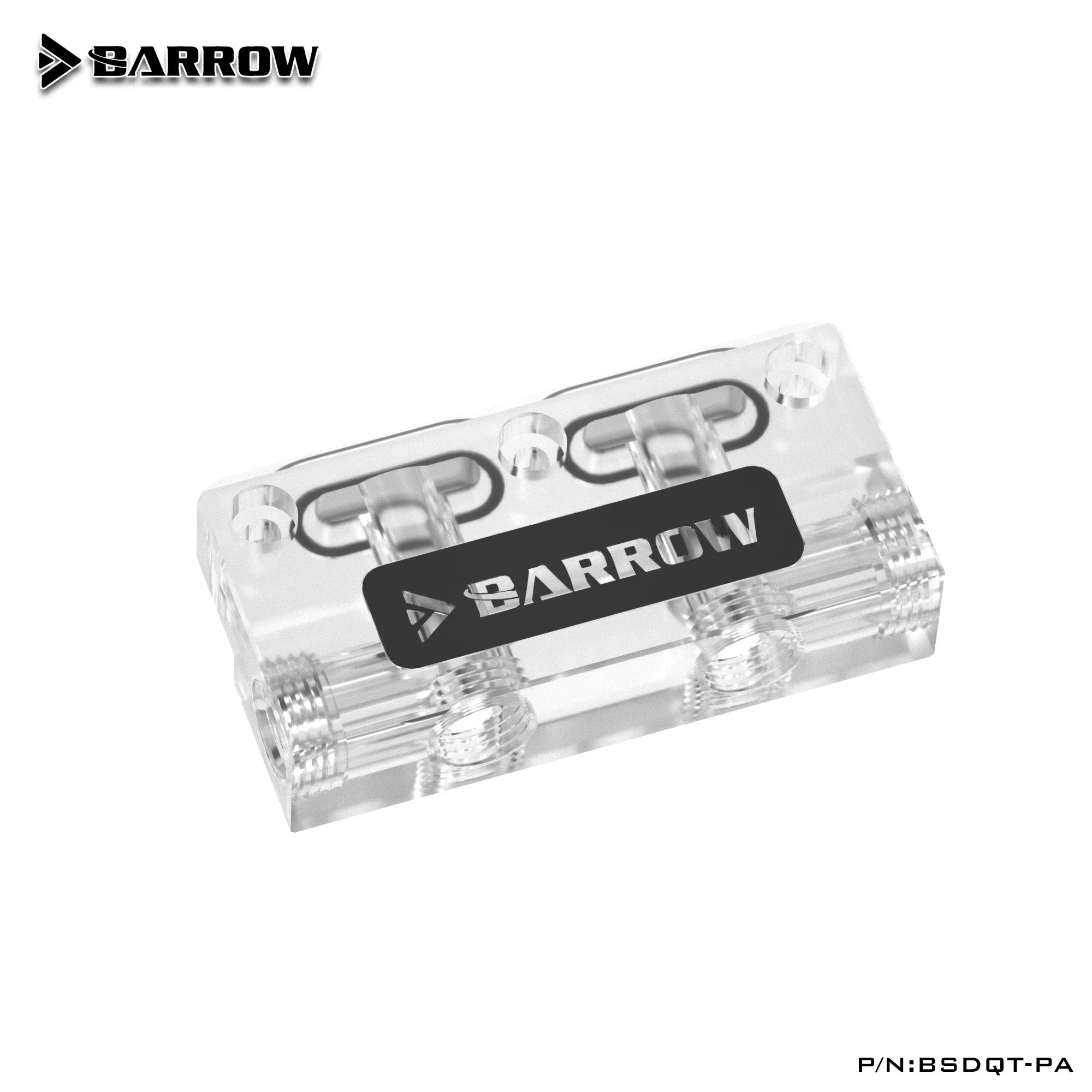 

Barrow BSDQT-PA Multifunctional Acrylic Change Direction L-type GPU Block Bridge for Barrow's GPU Water Block Refit