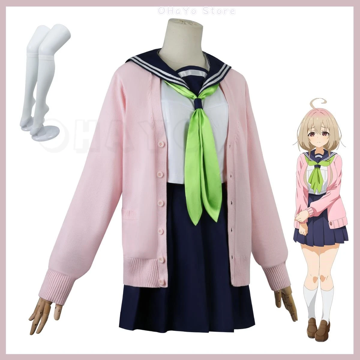 Neue Anime Mein Deer Freund Nokotan Tanukikoji Kinu Cosplay Kostüm Japanische Schuluniform Pullover Mantel Frau Sexy Campus Anzug