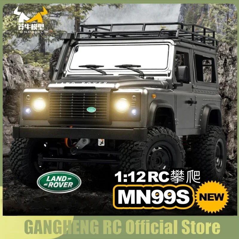 MN-99S MN-98 RTR 버전 RC 자동차, 2.4G 4WD RC 락 크롤러 D90 디펜더 픽업 리모컨 트럭, MN 99S 장난감 선물, 1:12 체중계 