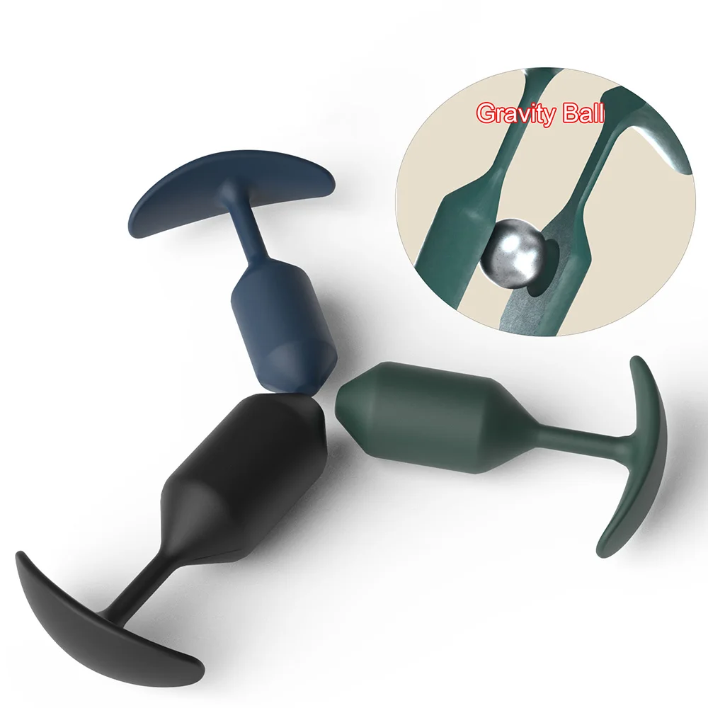 Vibrator Anal Plug With Balls Wearable Butt Plug Anal Heavy Training Vibrators Prostate Massage Anal Sex Toys For Women Men_voghion.com