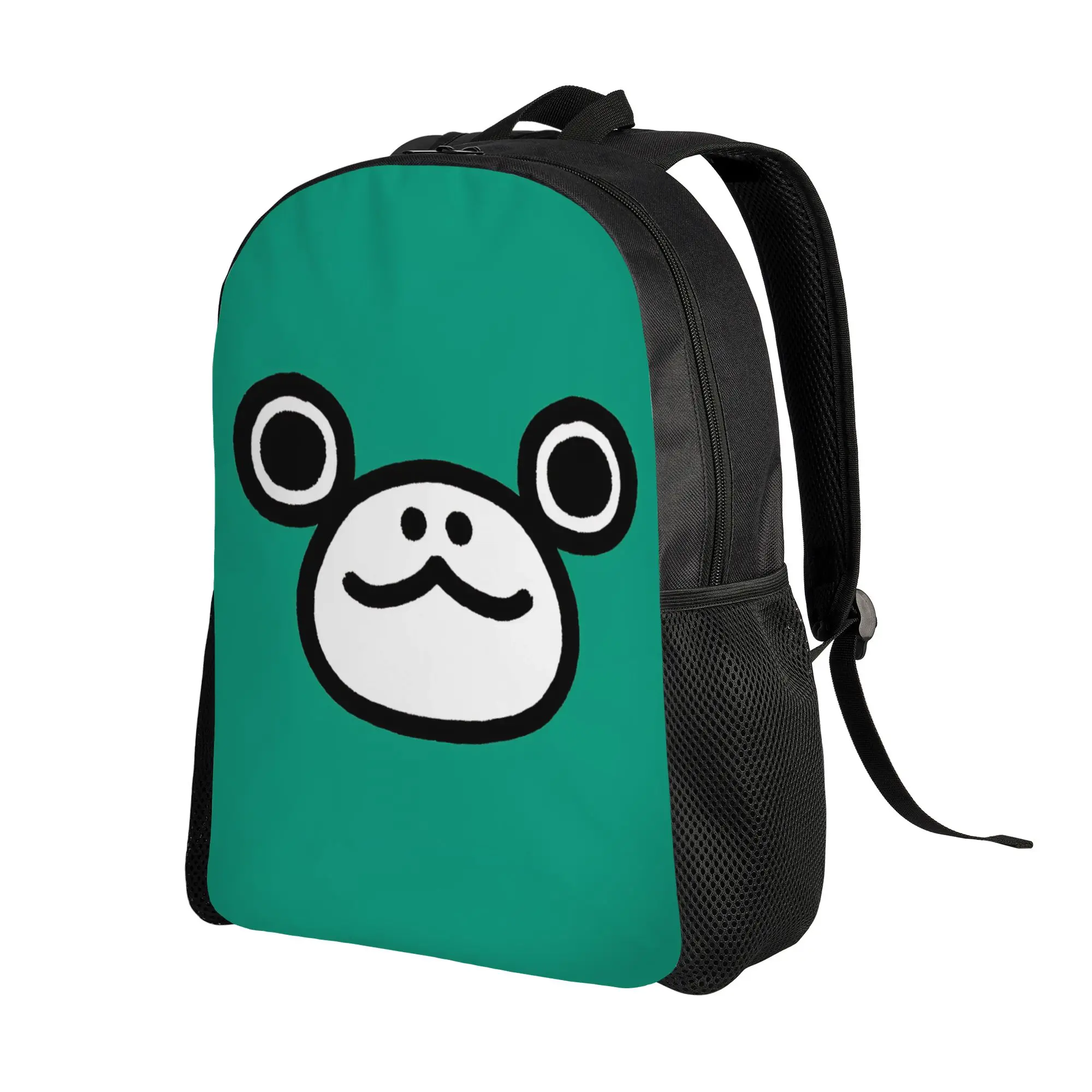 Chibi Godzillaa Face Monster Raids Again Cool Backpack High School Hiking Daypack for Men Women Laptop Computer Shoulder Bag